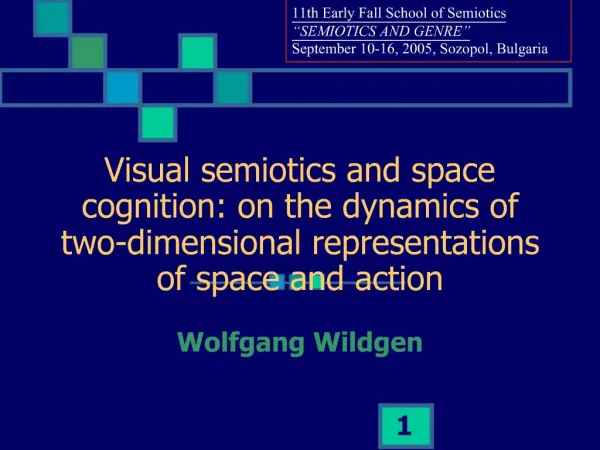 Visual semiotics and space cognition: on the dynamics of two-dimensional representations of space and action