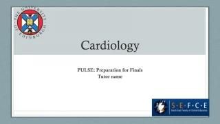 Cardiology - slide 1