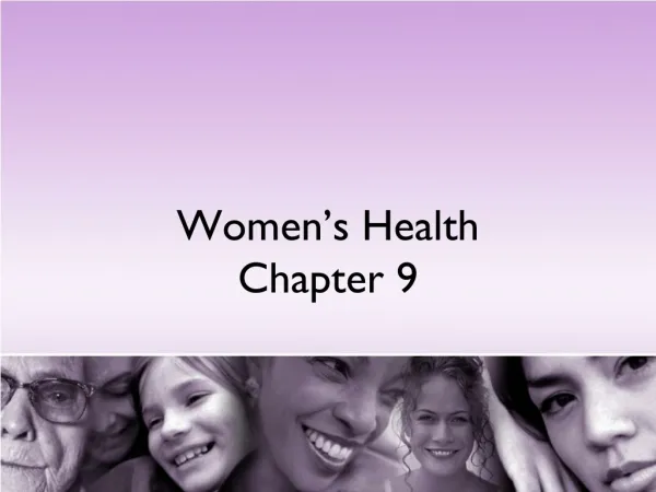 Women’s Health Chapter 9