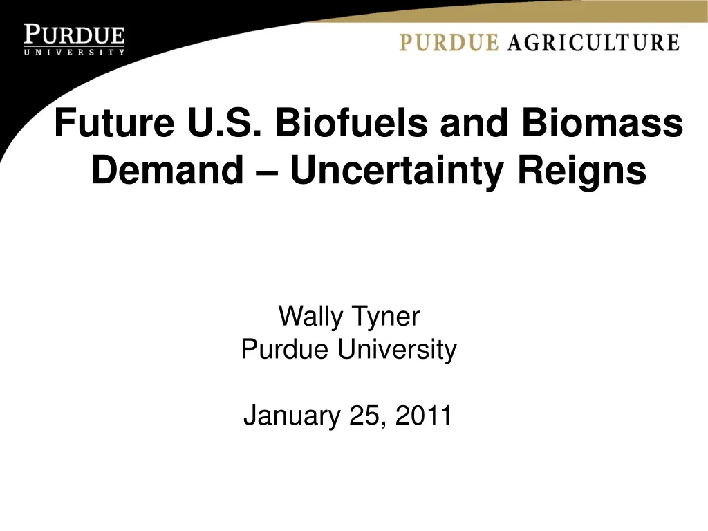 future u s biofuels and biomass demand uncertainty reigns