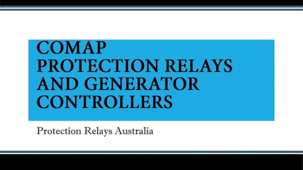 comap protection relays and generator controllers