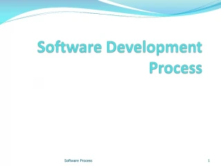Software Development Process - slide 1