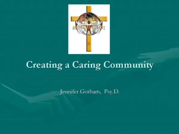 Creating a Caring Community