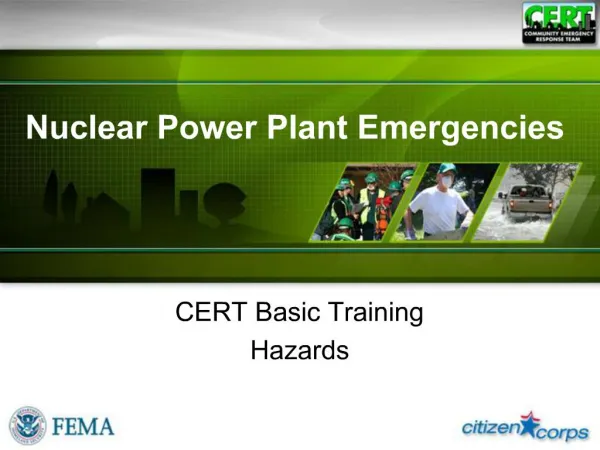 Nuclear Power Plant Emergencies