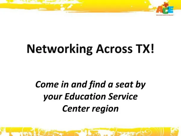 Networking Across TX