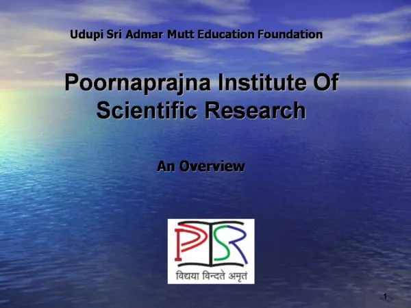 Udupi Sri Admar Mutt Education Foundation