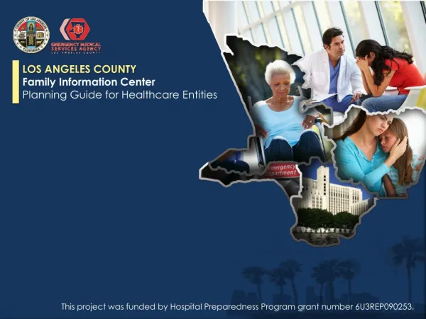 LOS ANGELES COUNTY Family Information Center Planning Guide for Healthcare Entities