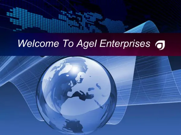 Welcome To Agel Enterprises