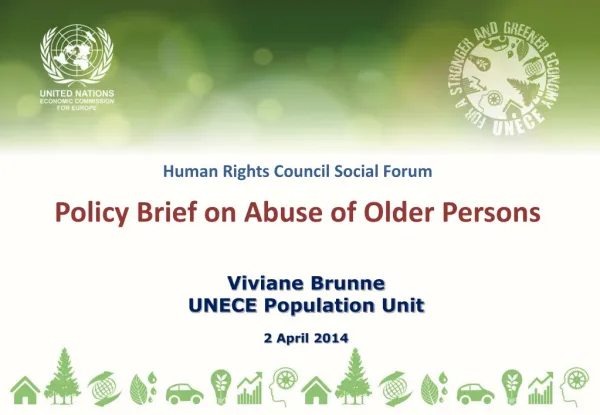 Human Rights Council Social Forum Policy Brief on Abuse of Older Persons