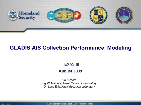 GLADIS AIS Collection Performance Modeling