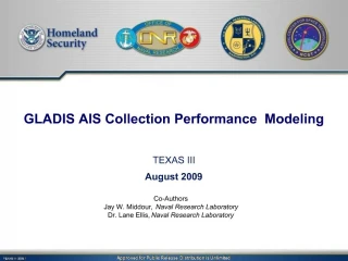 GLADIS AIS Collection Performance Modeling - slide 1