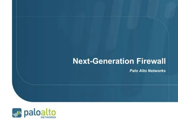 Next-Generation Firewall