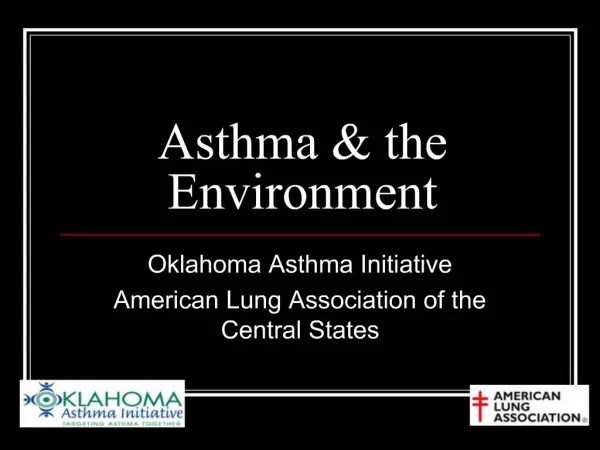 Asthma the Environment