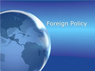 Foreign Policy - slide 1