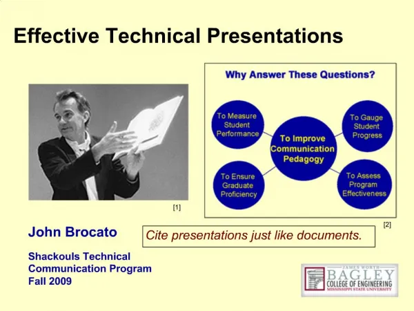 Effective Technical Presentations