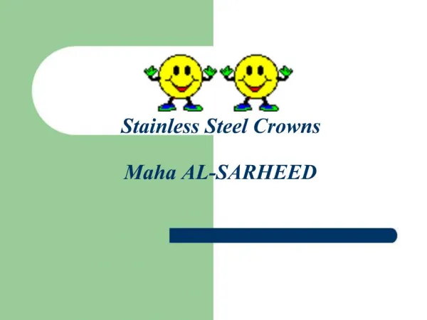 Stainless Steel Crowns Maha AL-SARHEED