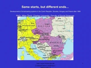 Same starts, but different ends - slide 1