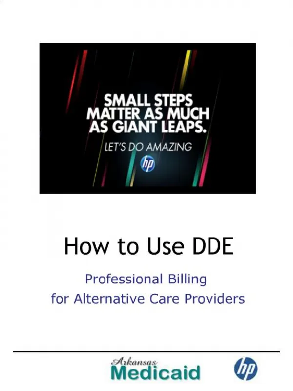 How to Use DDE