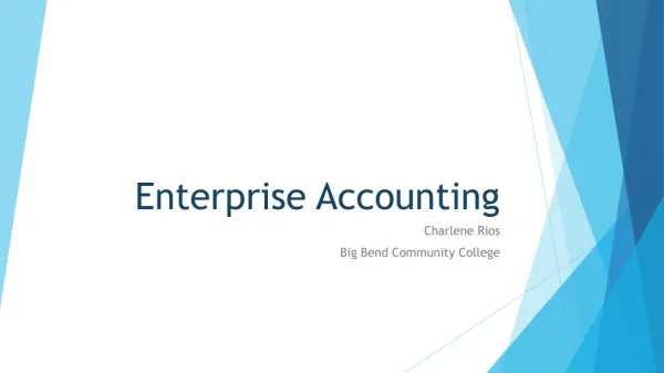 Enterprise Accounting