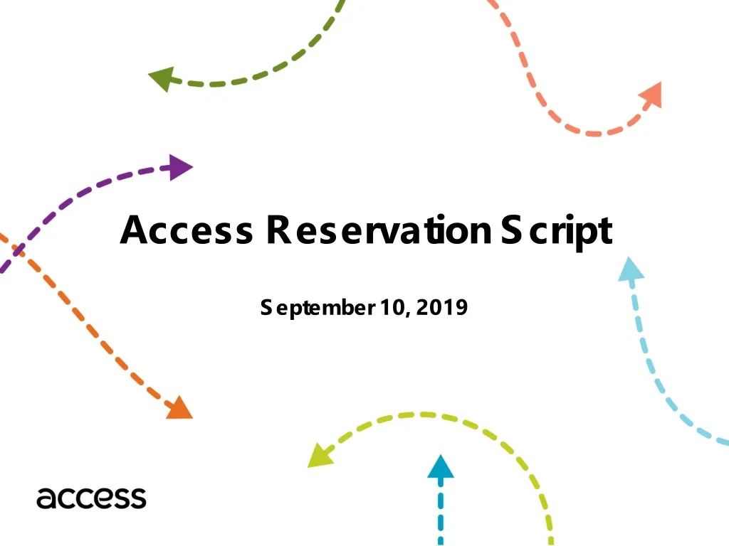 access reservation script september 10 2019