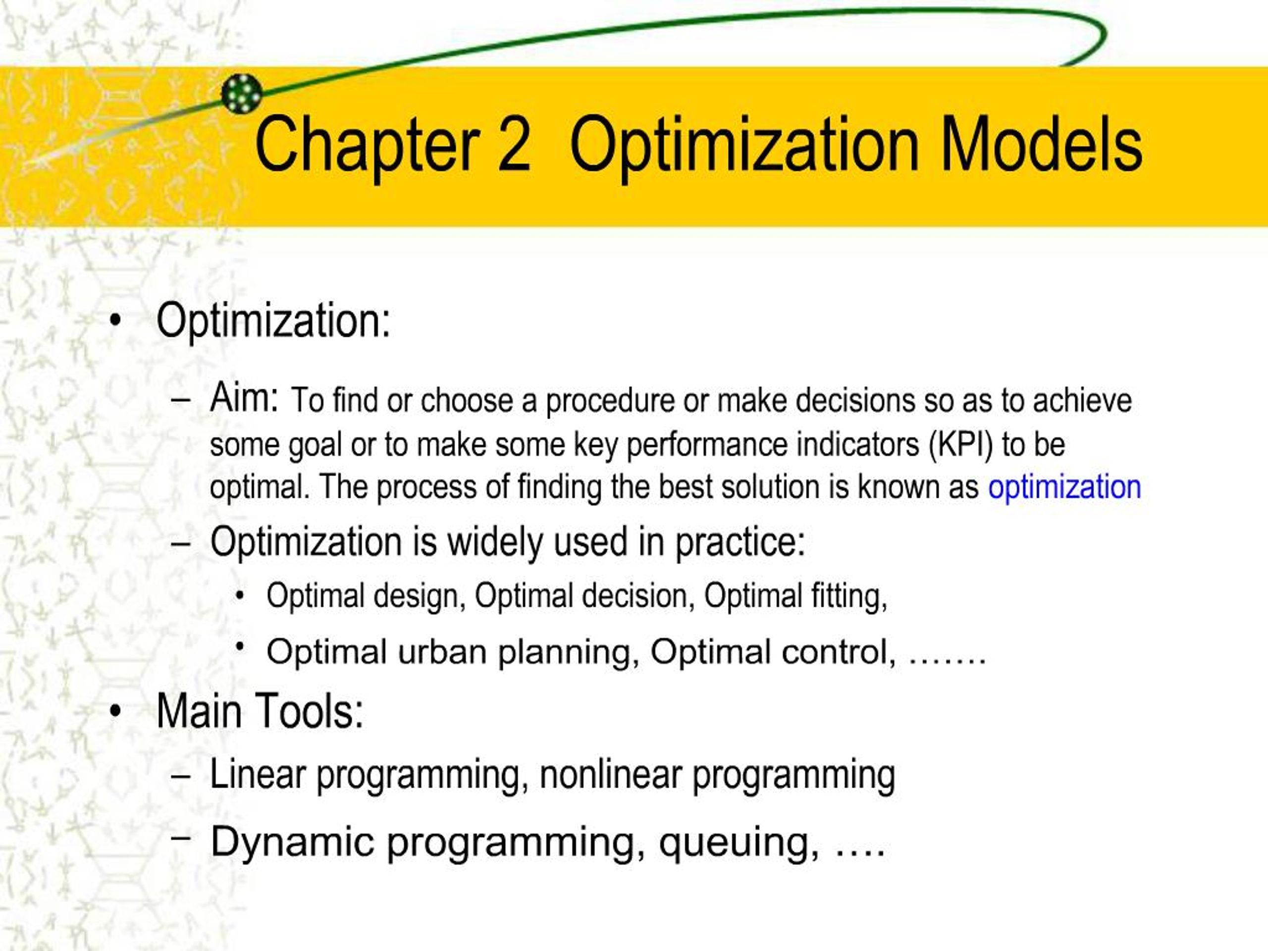 PPT - Chapter 2 Optimization Models PowerPoint Presentation, free ...
