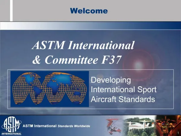 ASTM International Committee F37