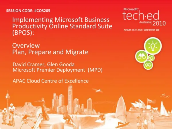 Implementing Microsoft Business Productivity Online Standard Suite BPOS: Overview Plan, Prepare and Migrate
