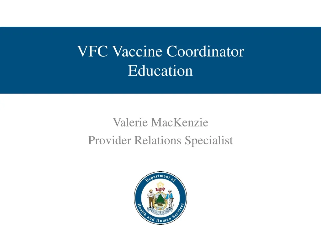 vfc vaccine coordinator education