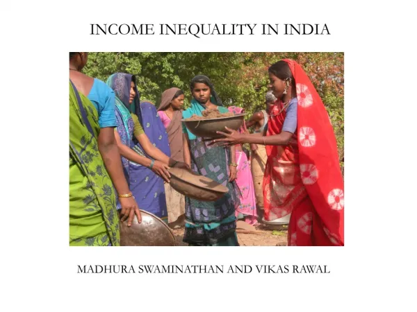 INCOME INEQUALITY IN INDIA