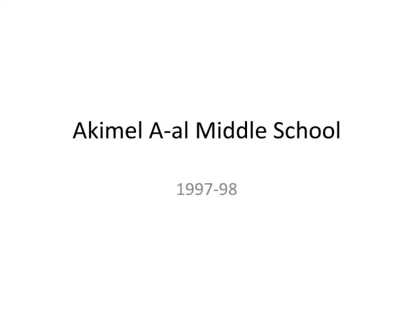 Akimel A-al Middle School