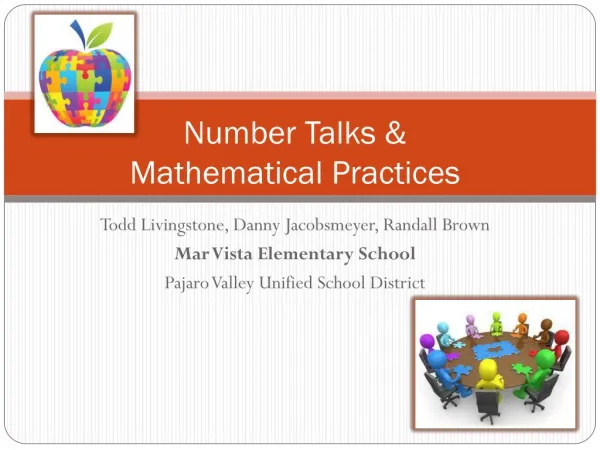 Number Talks &amp; Mathematical Practices