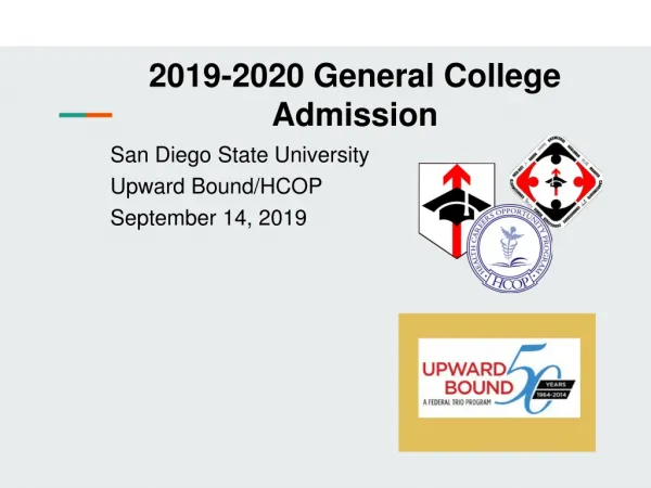 201 9 -20 20 General College Admission