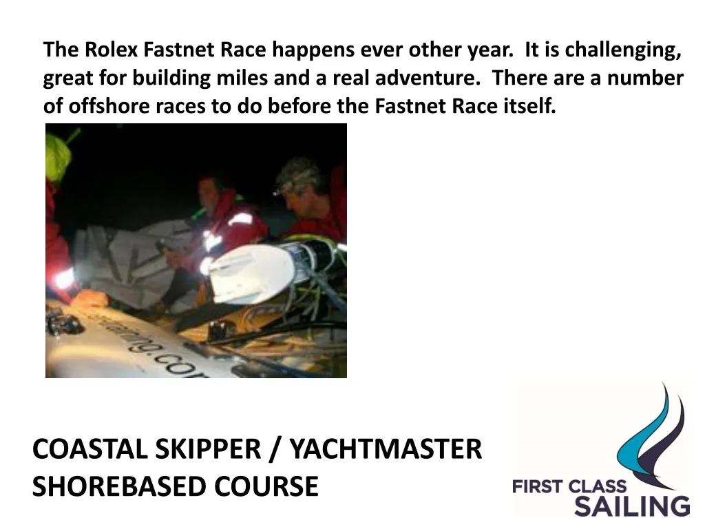 the rolex fastnet race happens ever other year