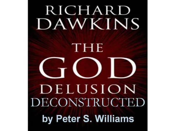 DECONSTRUCTED by Peter S. Williams