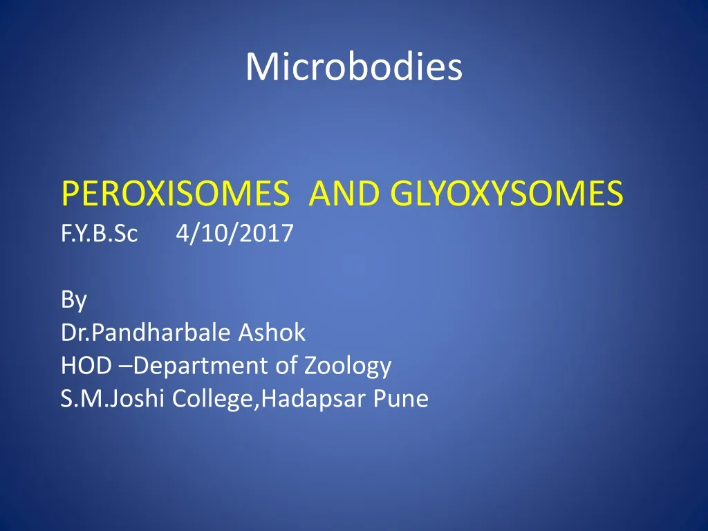 microbodies
