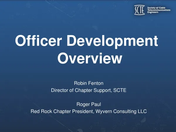 Officer Development Overview