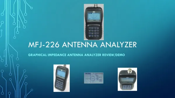 MFJ-226 Antenna analyzer
