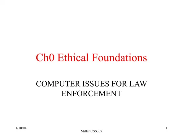 Ch0 Ethical Foundations