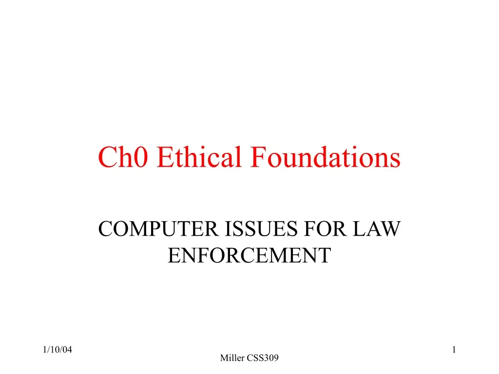 ch0 ethical foundations