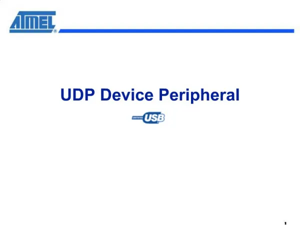 UDP Device Peripheral