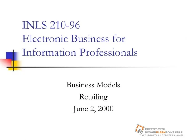 INLS 210-96