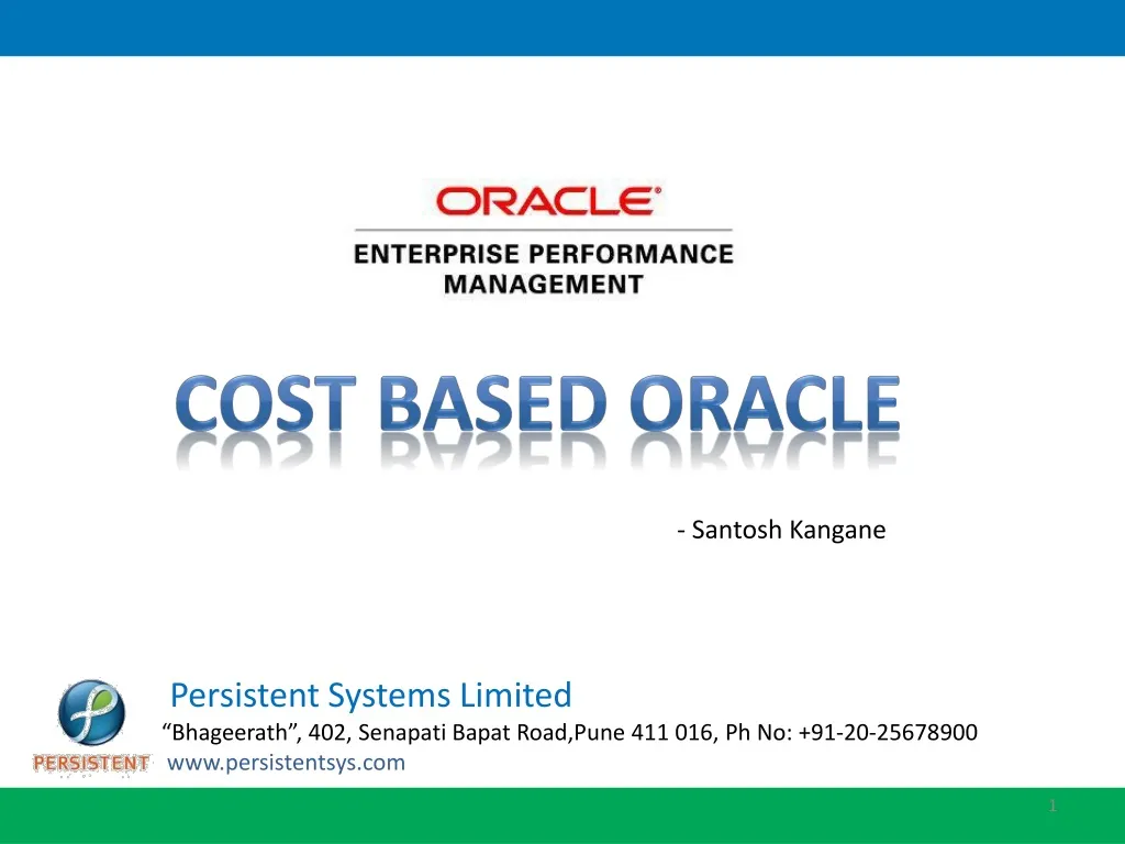 cost based oracle