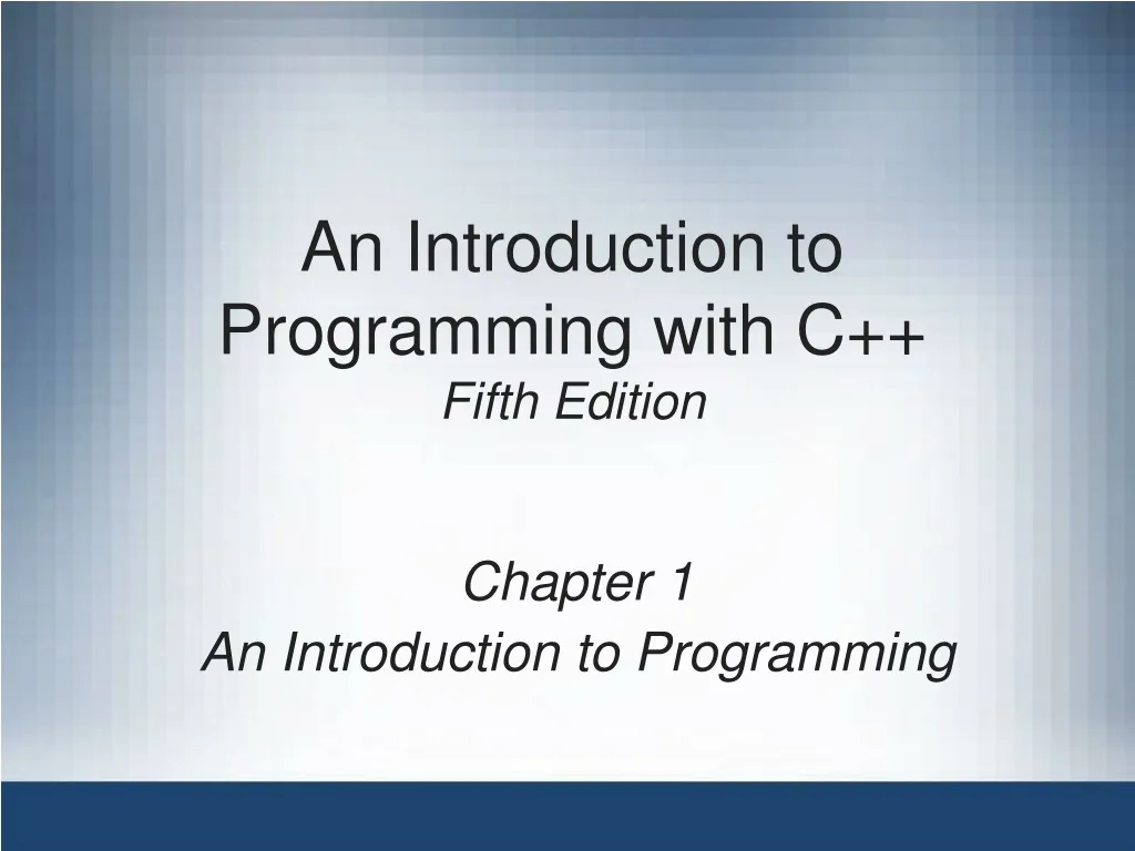 an introduction to programming with c fifth edition