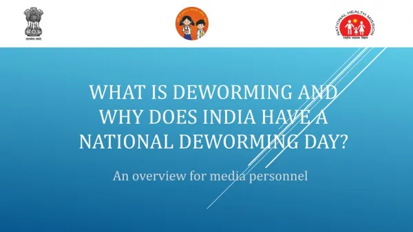 What is Deworming and Why Does India Have a National Deworming Day?