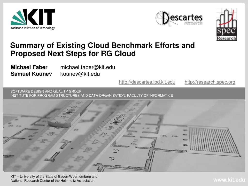 summary of existing cloud benchmark efforts
