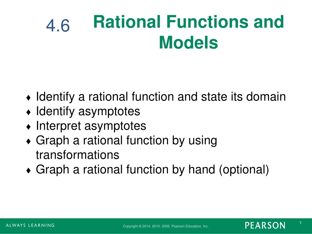 rational functions and models