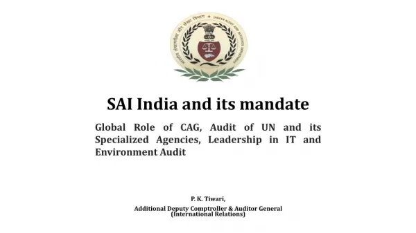 SAI India and its mandate