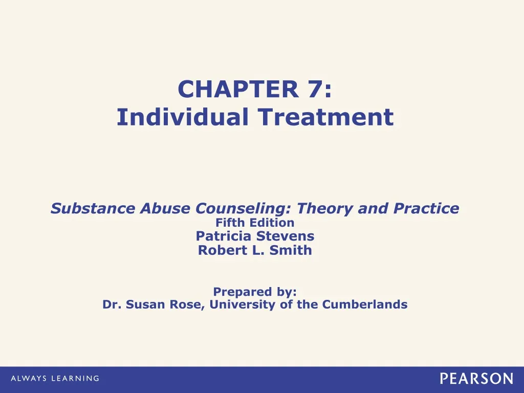 chapter 7 individual treatment