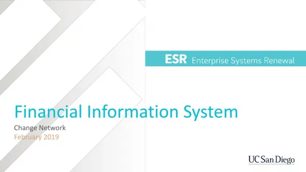 Financial Information System