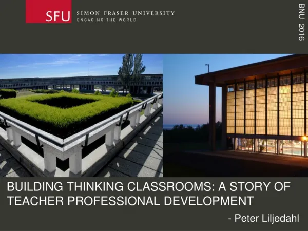 Building Thinking Classrooms: A Story of Teacher Professional Development